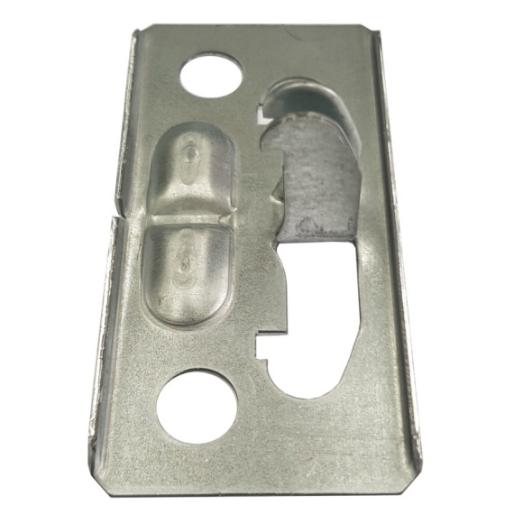 Pied métal et plastique pour rayonnage rack galvanisé