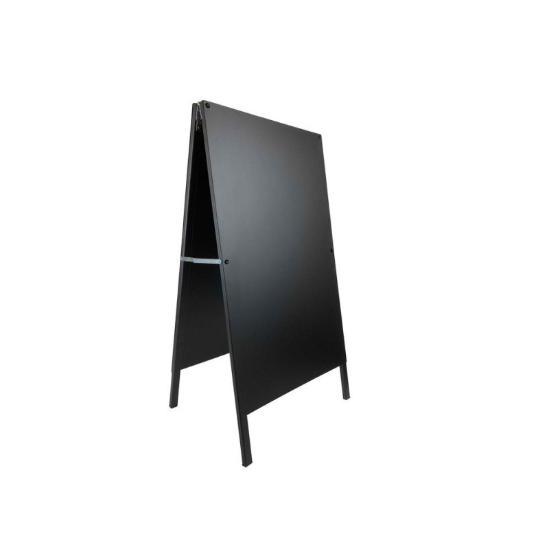Stop trottoir noir métal 1000 x 600 mm - Robuste & Design