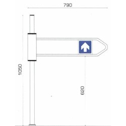 Portillon de magasin standard