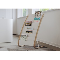 Présentoir journaux en bois