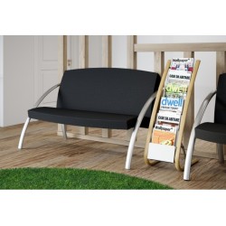 Présentoir presse en bois