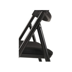 Chaise pliante noir