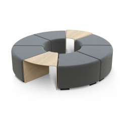 Table angulaire en bois