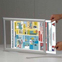 Porte Affiche Double Face