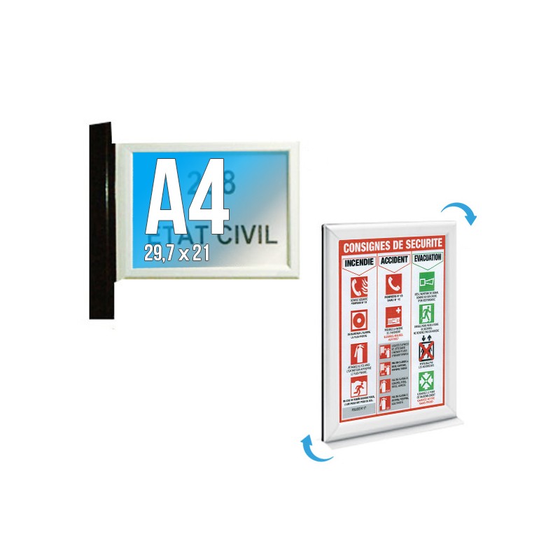 Porte Affiche Double Face