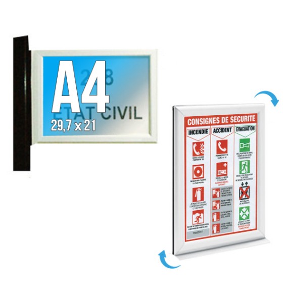 Porte Affiche Double Face