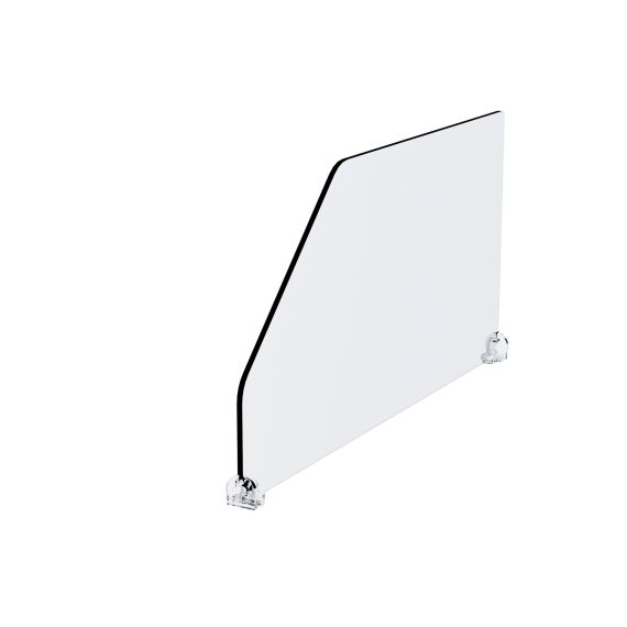 Séparateur tablette de gondole H200mm