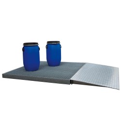 Plancher de rétention en acier galvanisé