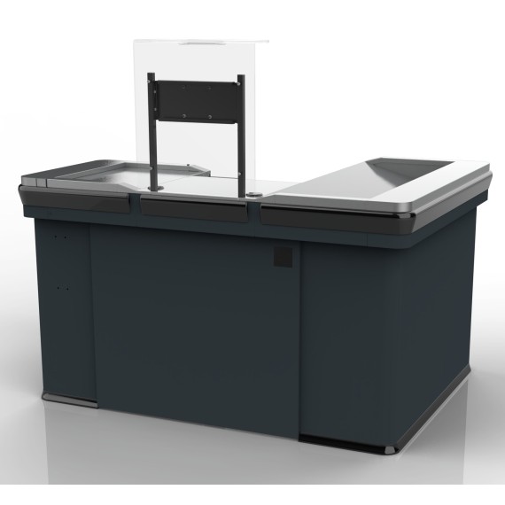 Meuble de caisse 1500 compacte monté