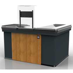 Comptoir caisse 1500 acier...