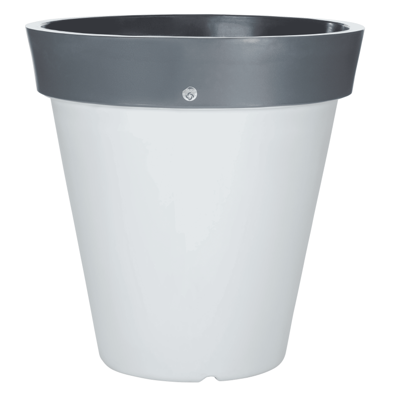 Pot rond DÉCO BICOLOR