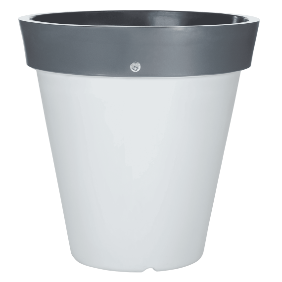 Pot rond DÉCO BICOLOR
