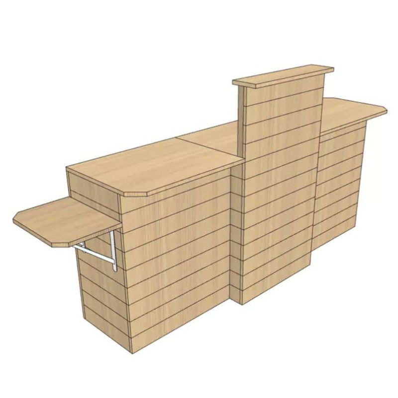 Meuble d'encaissement bois en ligne