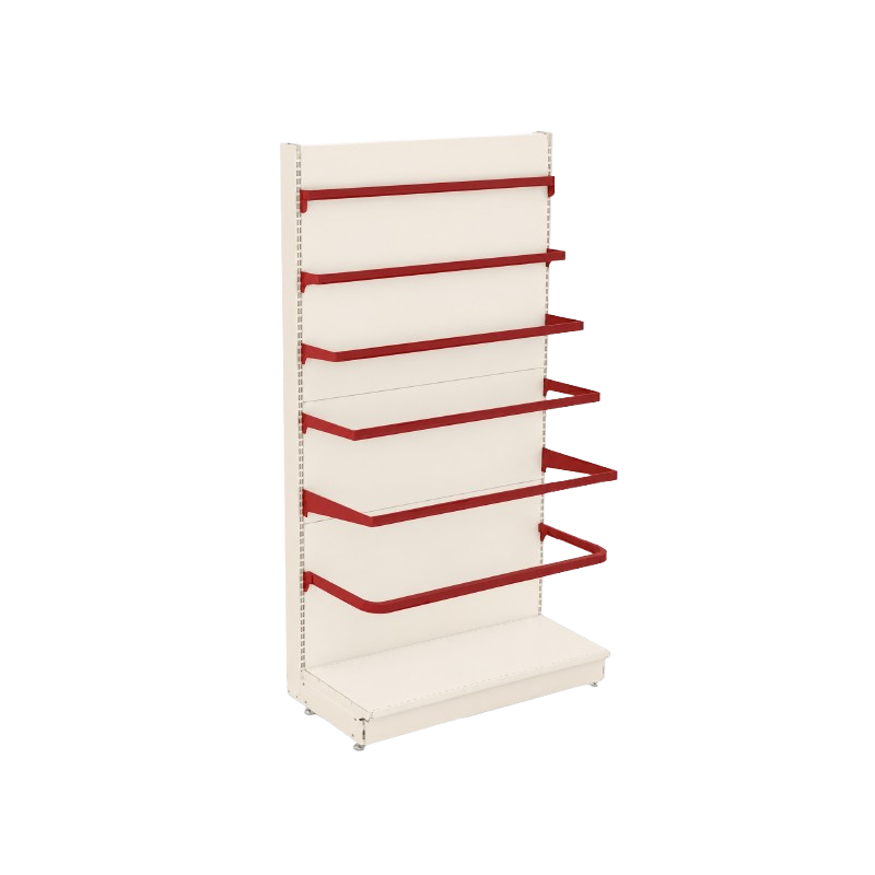 Barre de charge pour gondole disponible en zingué ou époxy