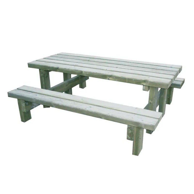 Table de pique-nique en bois CAMPAGNARDE