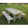 Table de pique-nique en bois CAMPAGNARDE