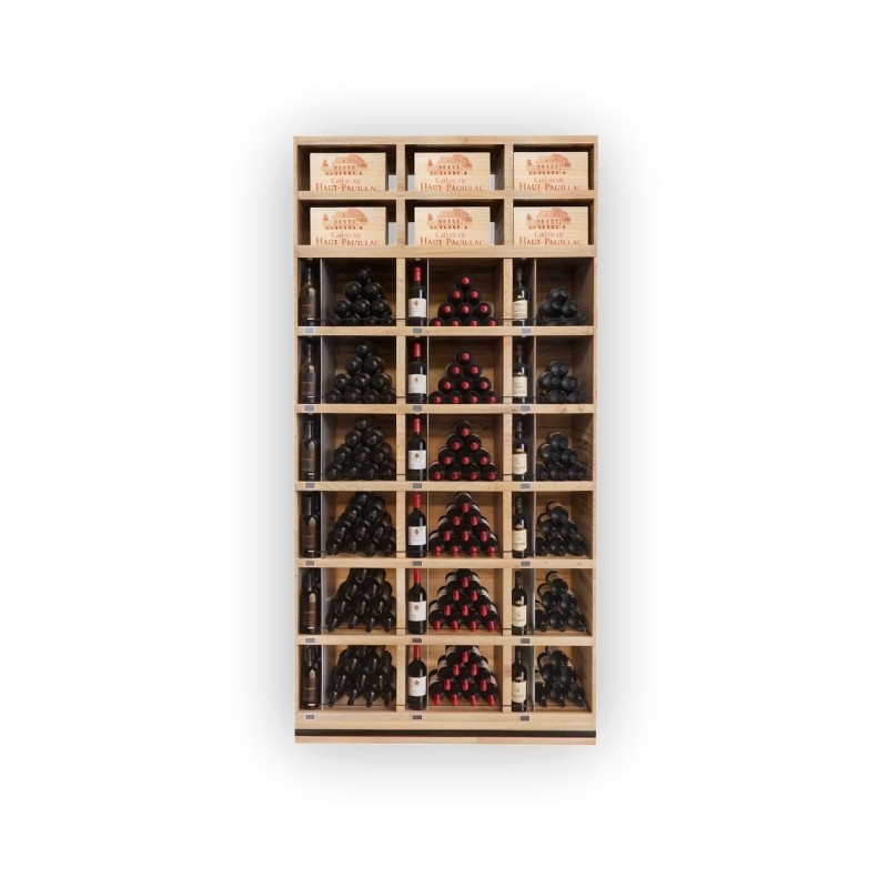 Présentoir Vin Rétro-éclairé Oregon - 150 Bouteilles | AGENC'MAG