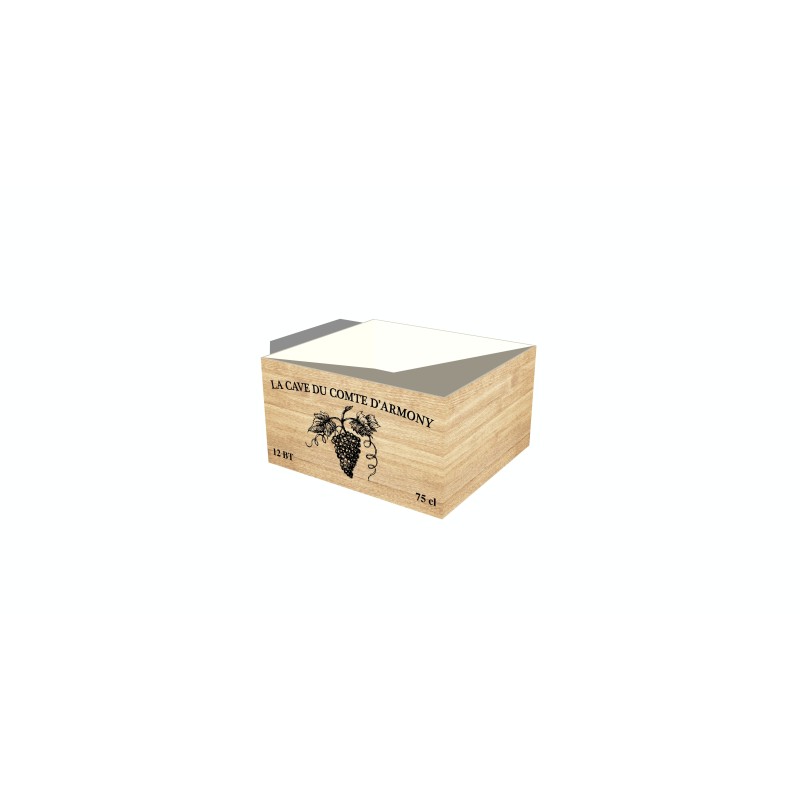 Caisse Décorative Vin Personnalisable Oregon | AGENC'MAG