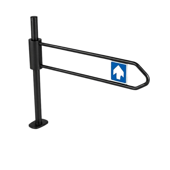 Portillon extensible de magasin thermolaqué