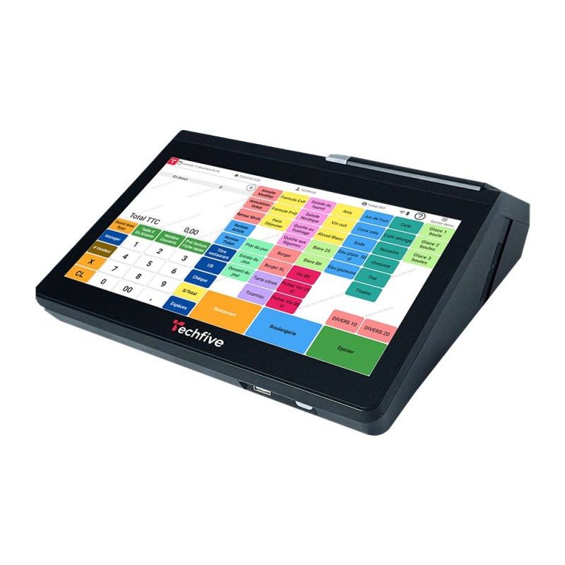 Caisse enregistreuse tactile Comptoir Max (ECR200 )avec imprimante et afficheur client intégrés
