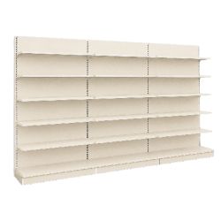 Kit gondole murale de magasin 3 m – Hauteur 2200 mm