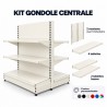 Kit Gondole de magasin centrale basse | Rayonnage magasin