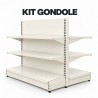 Kit Gondole de magasin centrale basse | Rayonnage magasin