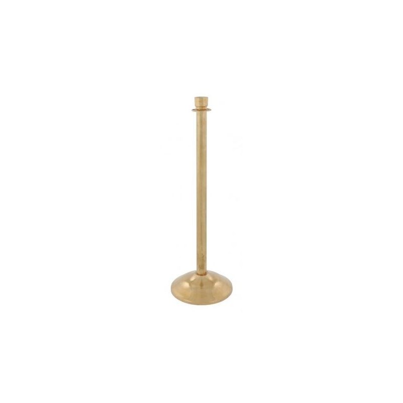 Poteau de Guidage avec Corde – Chrome ou Laiton | Agenc'Mag