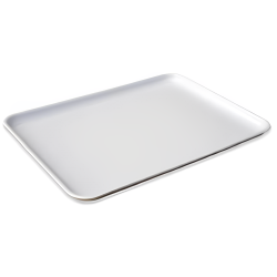 Plateaux de présentation blanc
