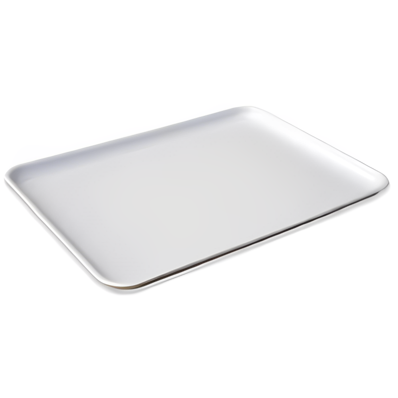 Plateaux de présentation blanc