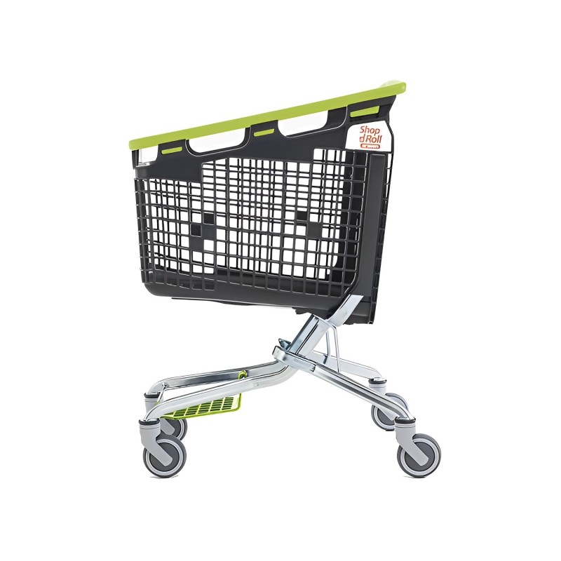 Chariot de magasin plastique 160 L – Grande capacité