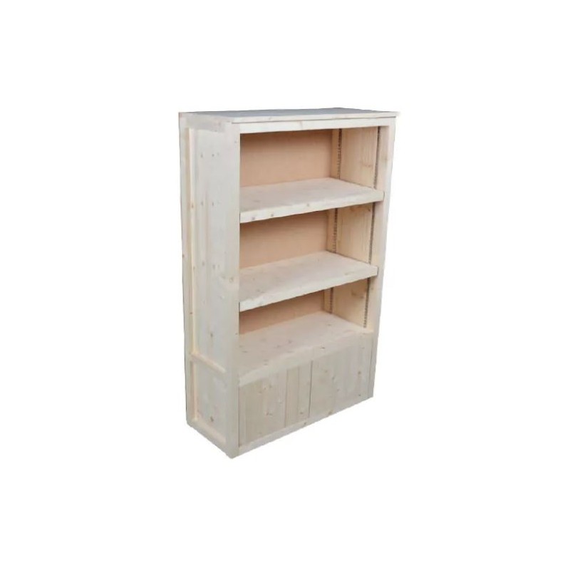 Armoire basse bois clair