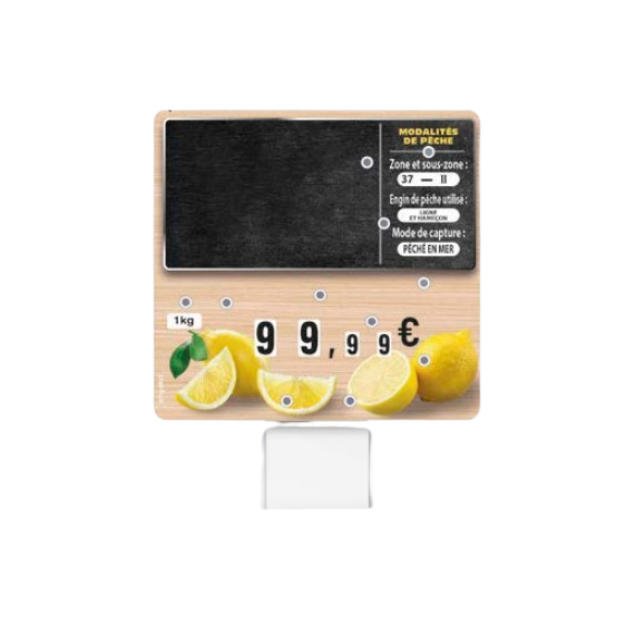 Étiquette Poissonnier Citron