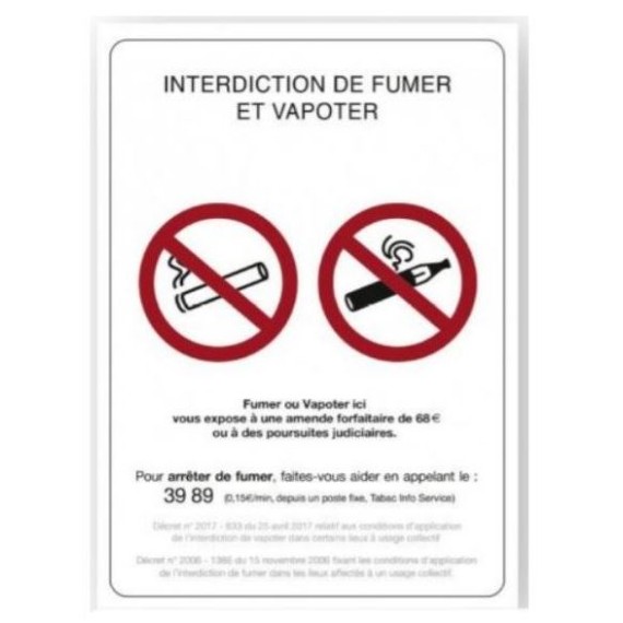 Prévention interdiction de fumer