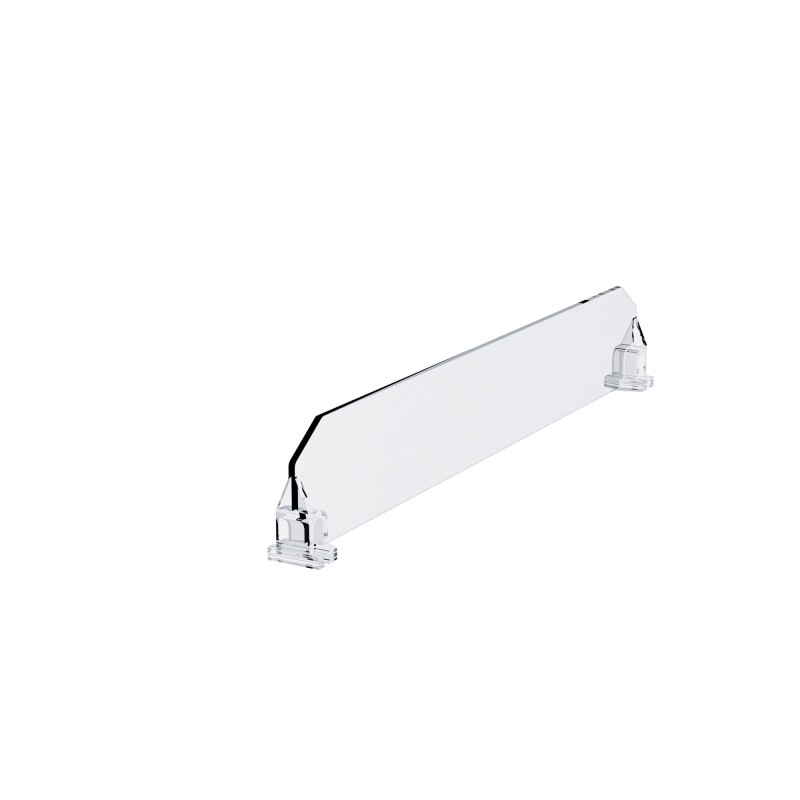 Diviseur plexi pour tablette H45 mm | Organisation linéaire magasin