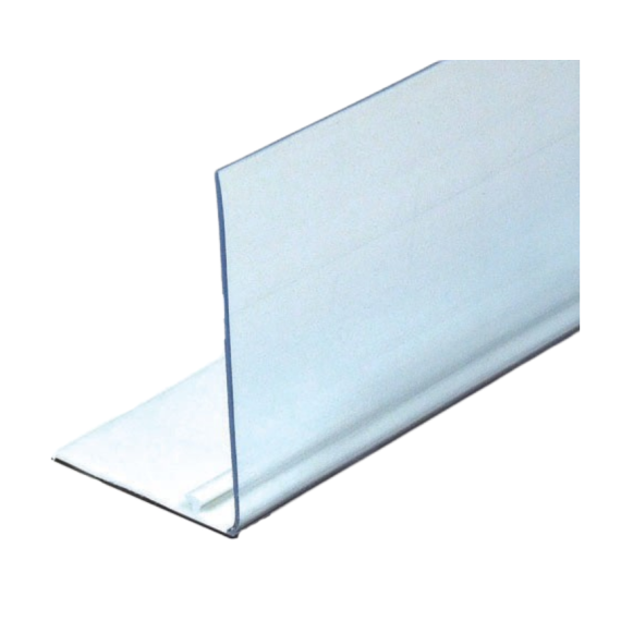 Rail magnétique large blanc L.1000 mm avec butée