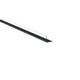 Rail magnétique large noir 1330 avec butée