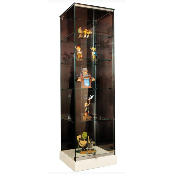 Vitrine d'exposition avec éclairage