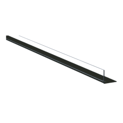 Rail magnétique large noir L.1250 mm avec butée