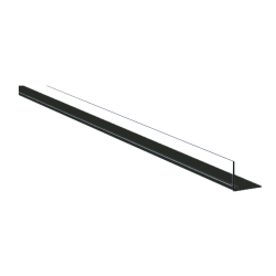 Rail magnétique large noir 1330 avec butée