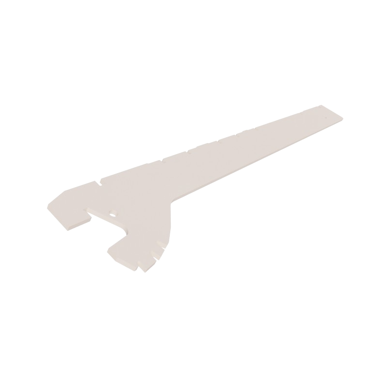 Console pour tablette de gondole Blanche