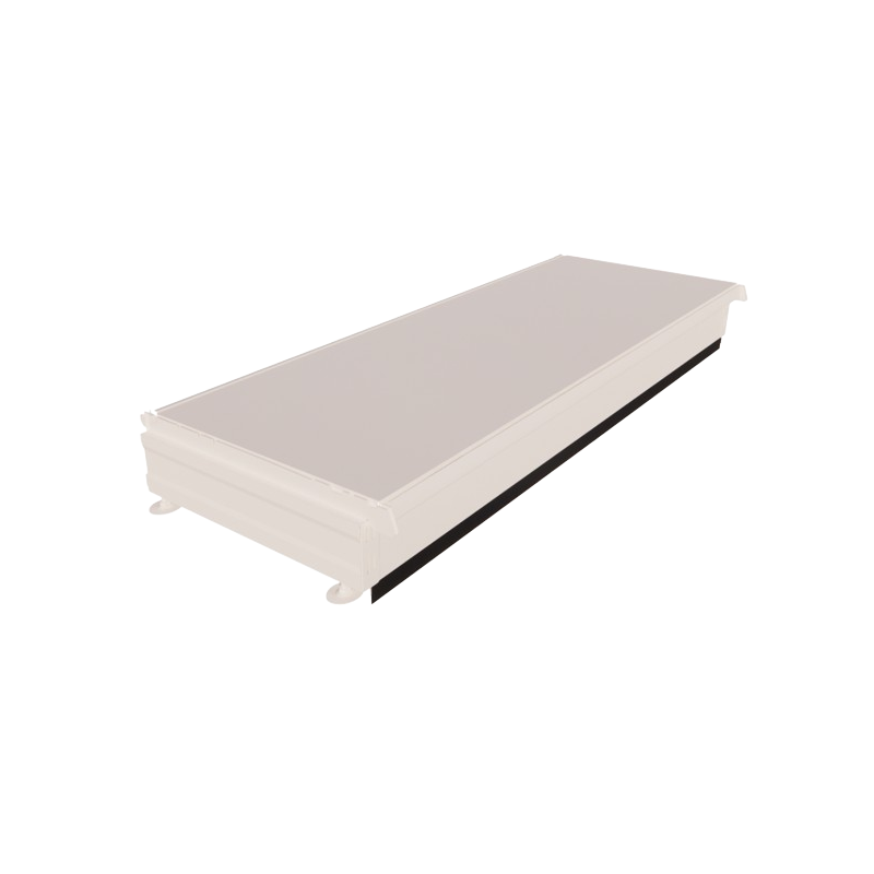 Plinthe de gondole Blanc