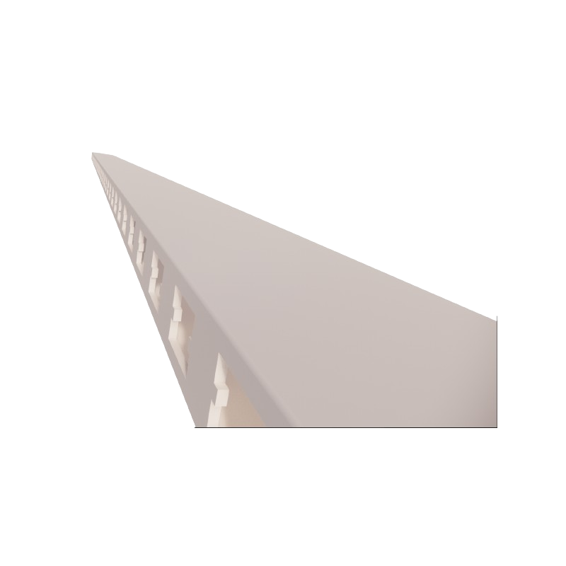 Montant de gondole Blanc