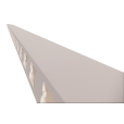 Montant de gondole Blanc