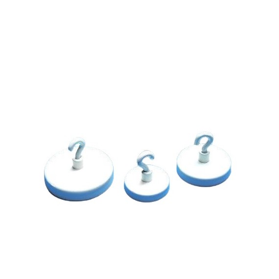 Crochet magnétique blanc