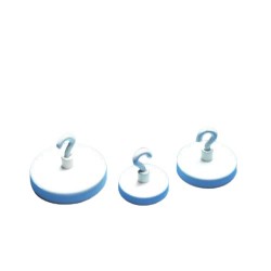 Crochet magnétique blanc