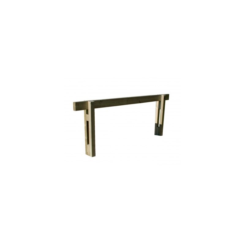 Barrière en bois coulissante manuel pour un usage collectif ou privé