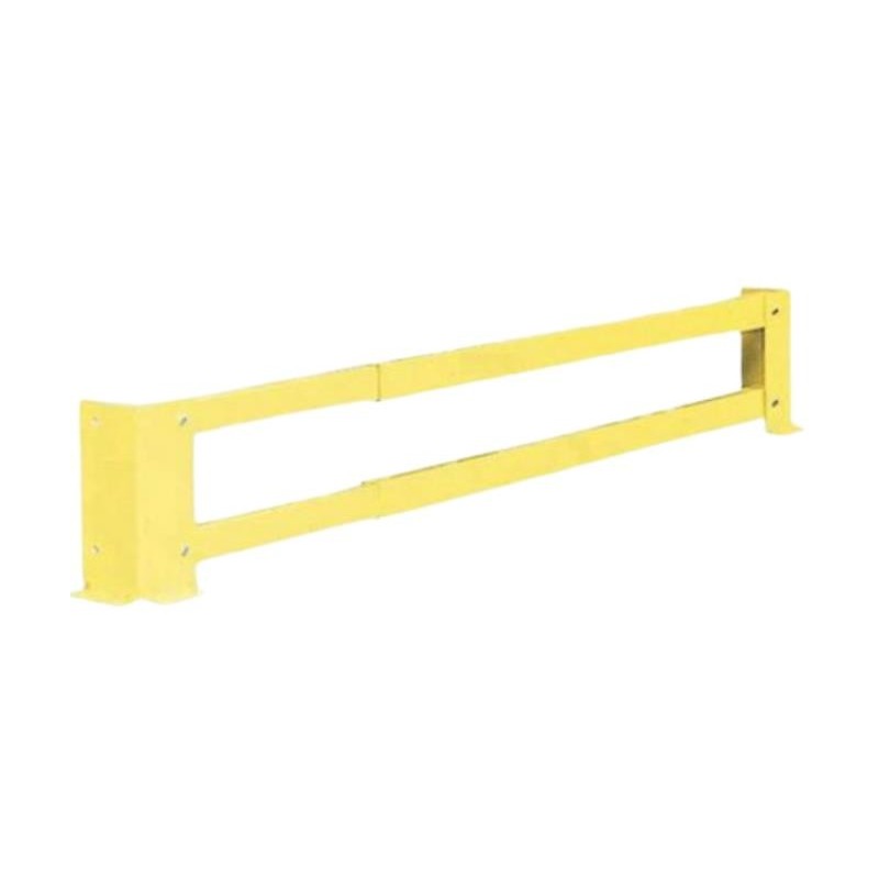Traverse de protection téléscopique pour travées de rayonnage