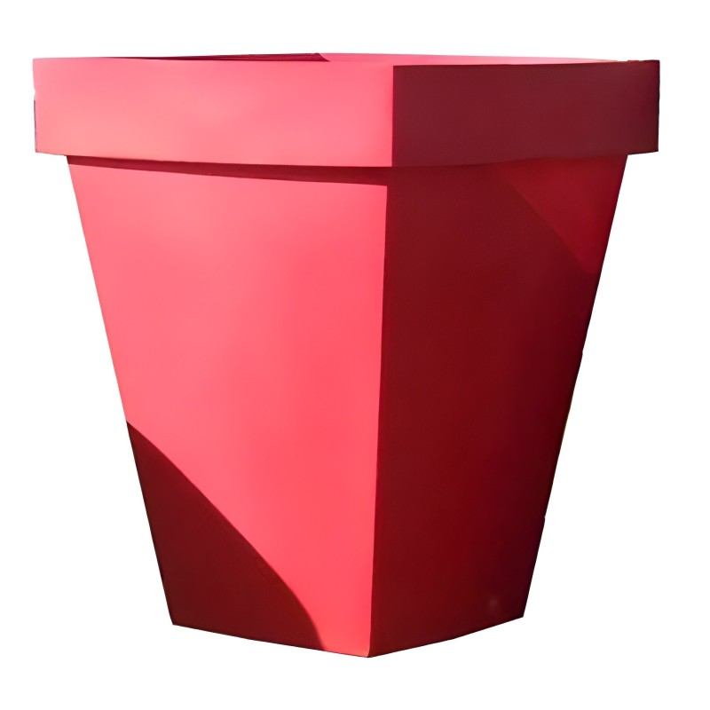 Pot DECO Géant Carré simple et double peau prévue pour les espaces larges