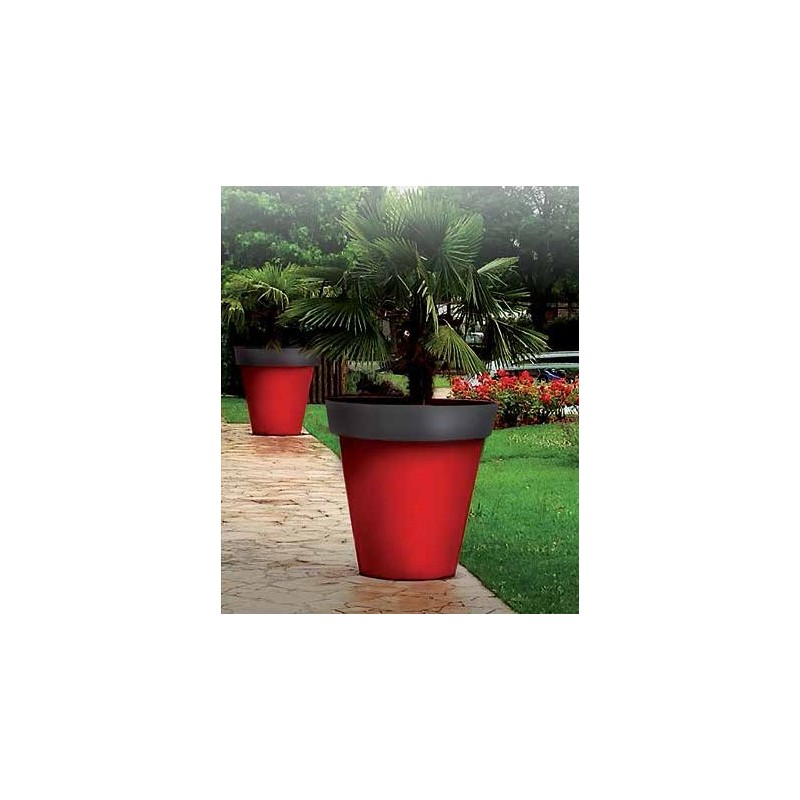 Pot DECO BICOLOR Géant & Rond avec 21 coloris au choix - PAPI